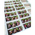 6pcs Floral Heart Sprinkles Chocolate Strawberries Gift Box